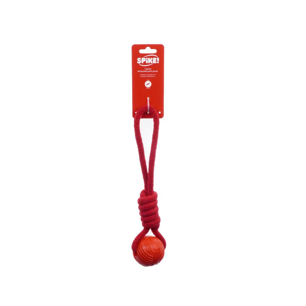Spike Rope w/ Ball Dog Toy