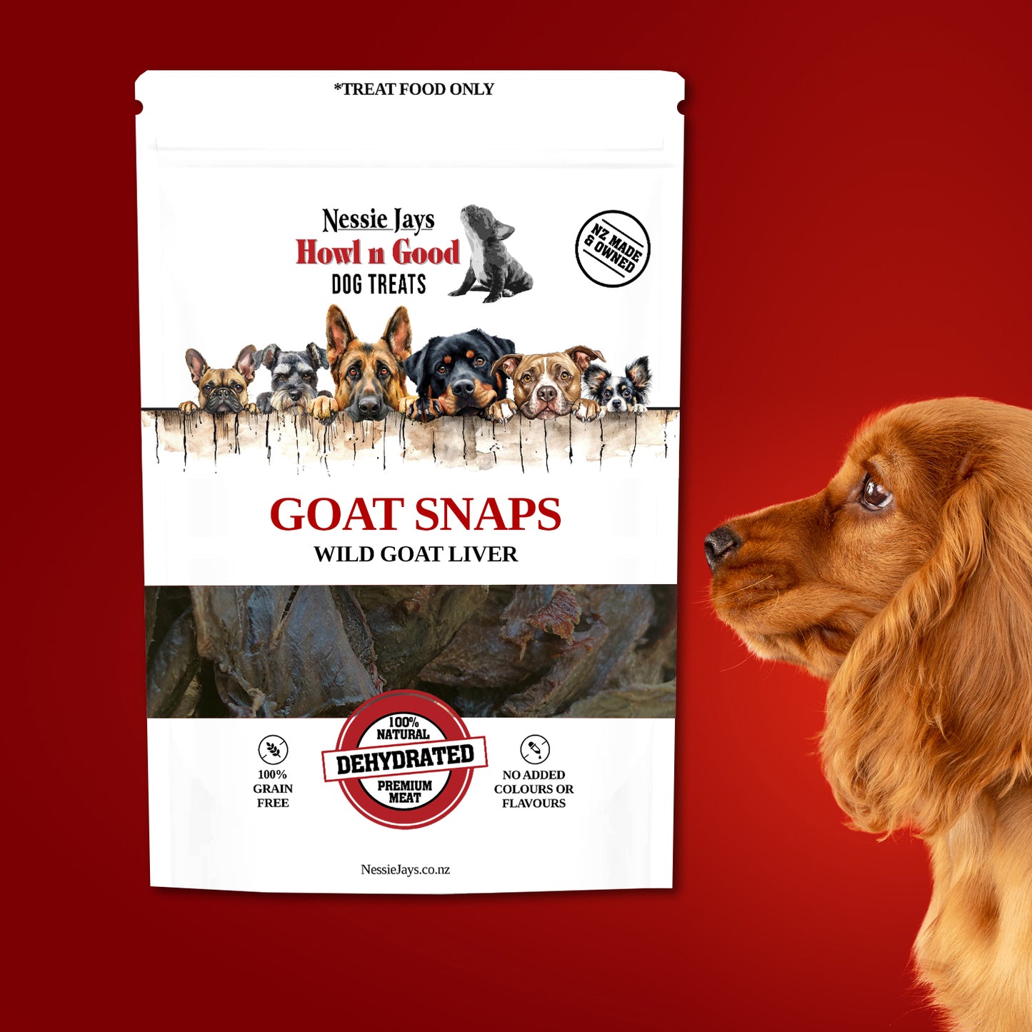 Goat Liver snaps- 130g