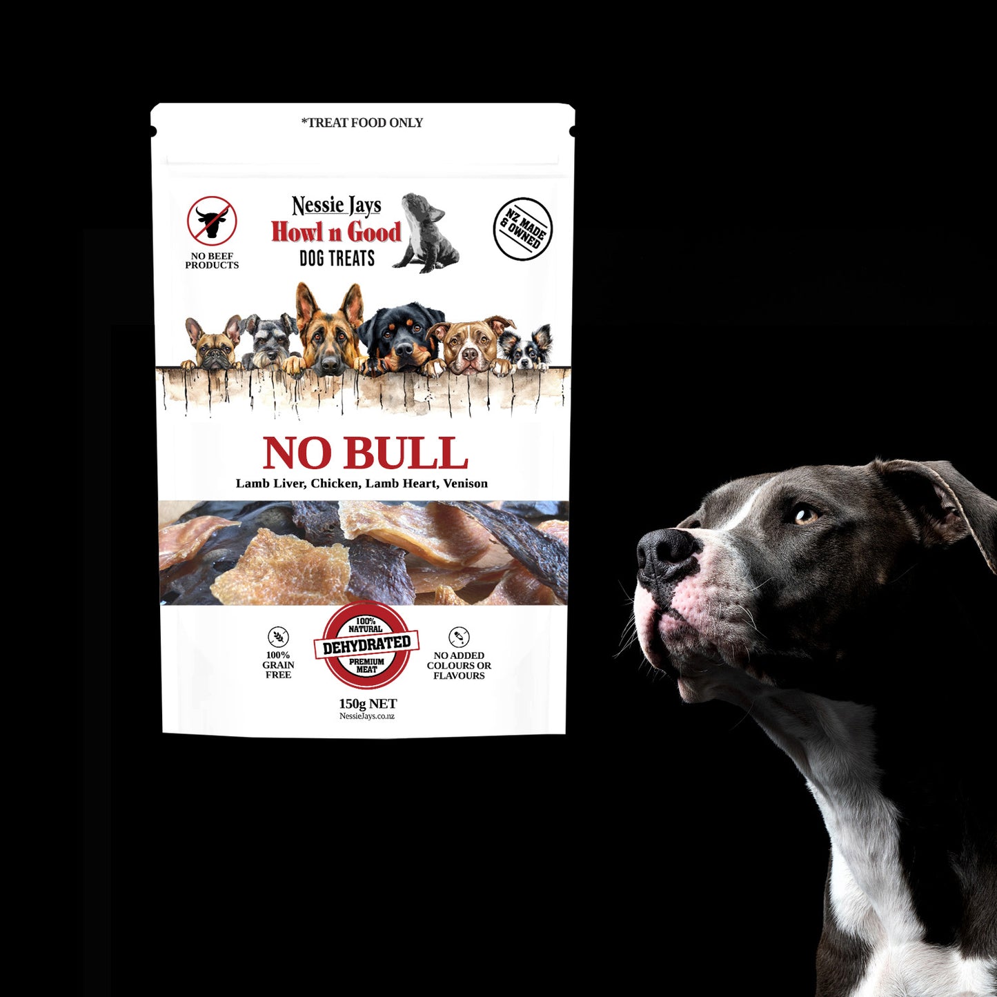 No Bull Mix (Beef Free) Dog Treats