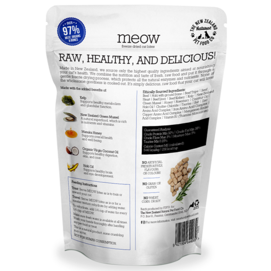 Meow Beef & Hoki 50g