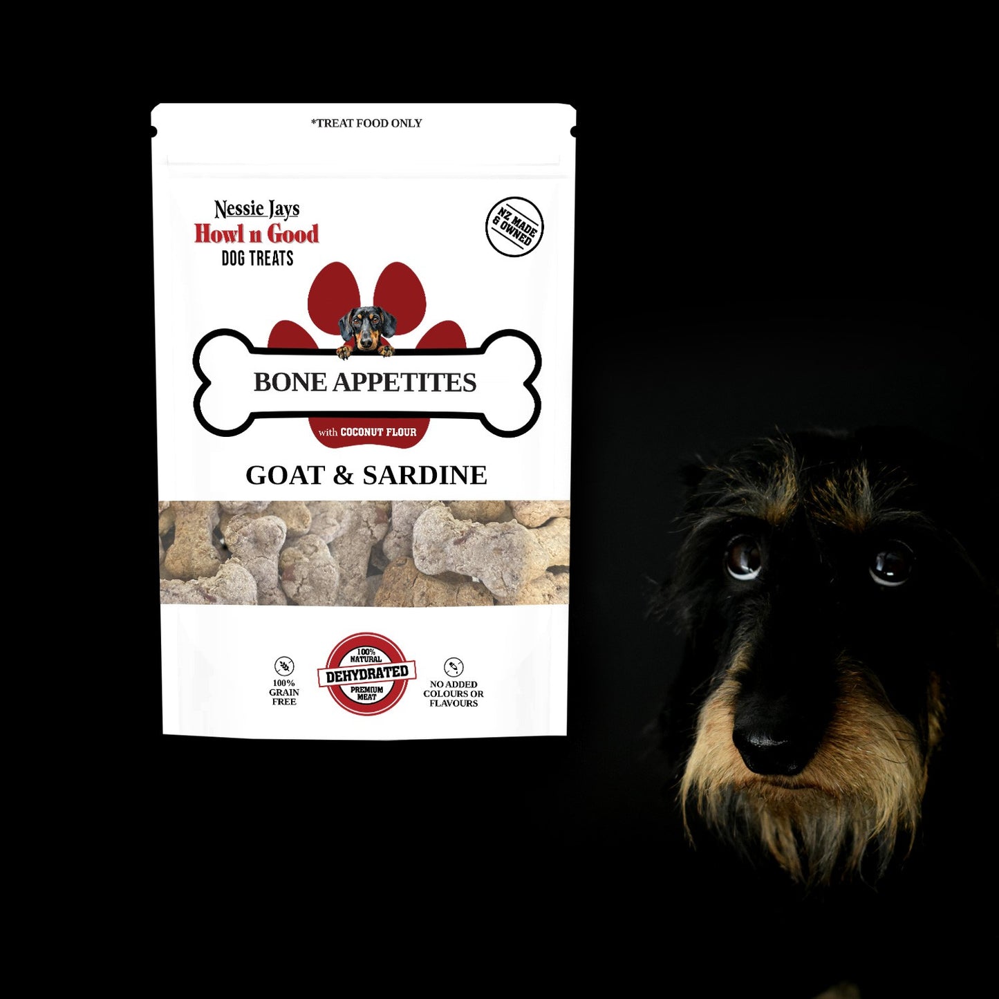 Goat & Sardine Bone Appetites (Grain Free)